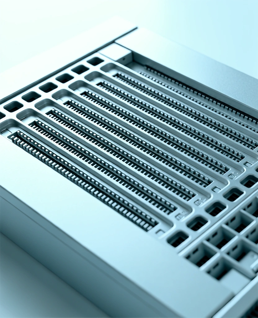 精密なセキュリティ技術の象徴